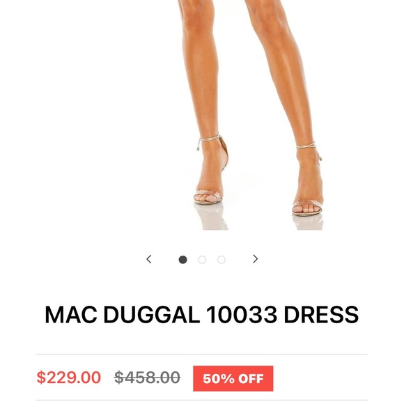 Mac Duggal Sparkling Green Mini Dress - Picture 8 of 11